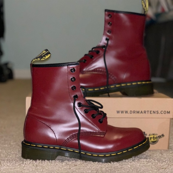 Dr. Martens Shoes - Dr. Martens Airwair Cherry Red Rouge size 9